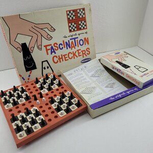 VTG 1962 Fascination Checkers Game by Remco